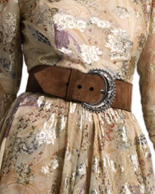 Wide Suede Belt