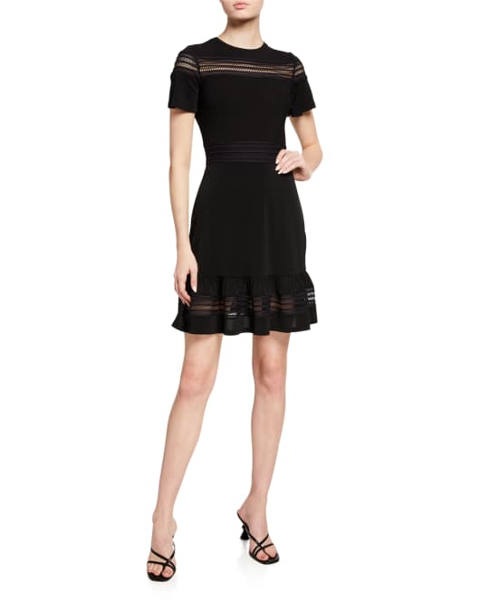 Michael kors mesh combo dress hotsell