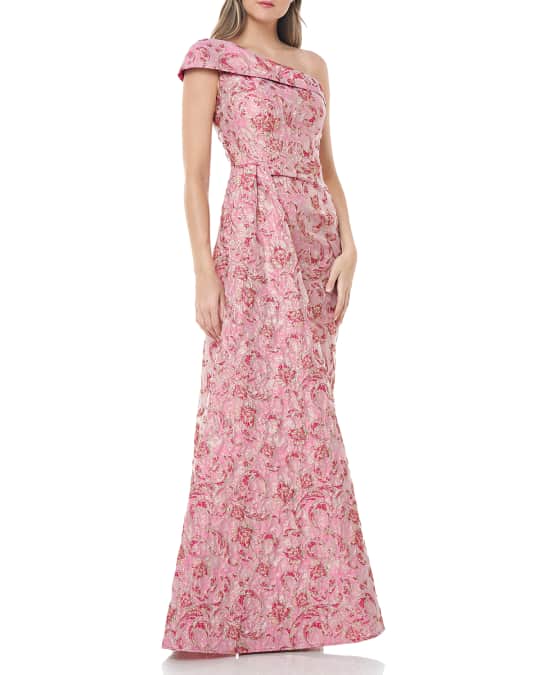 Carmen marc valvo store infusion one shoulder