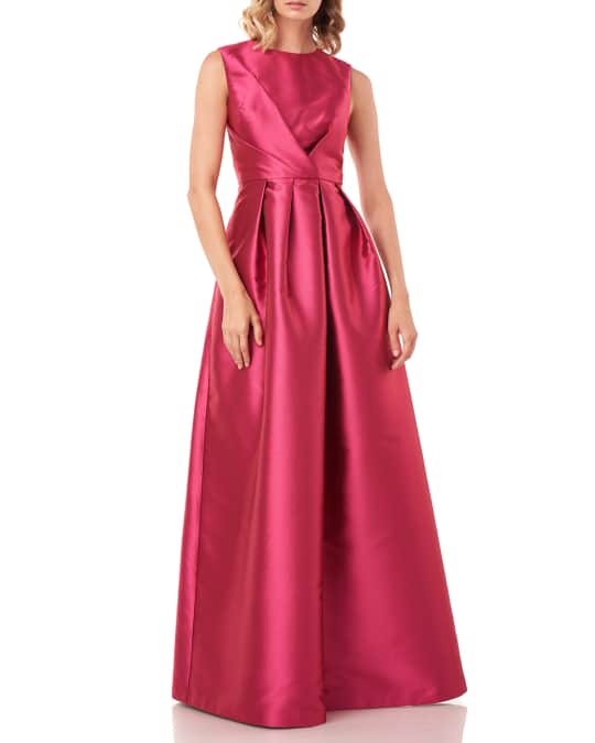 Kay Unger New York Josephine Sleeveless Taffeta Gown | Neiman Marcus