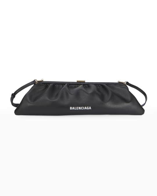 Cloud XL Grained Leather Clutch Bag