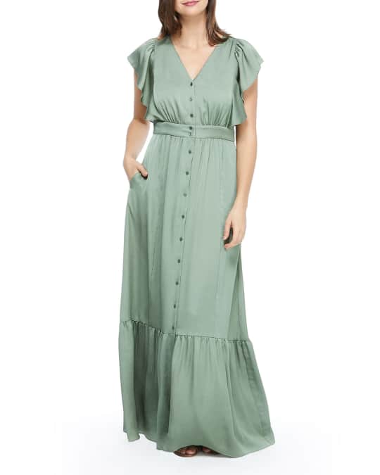 gal meets glam green wrap dress Fall Trend: Shades Of Green