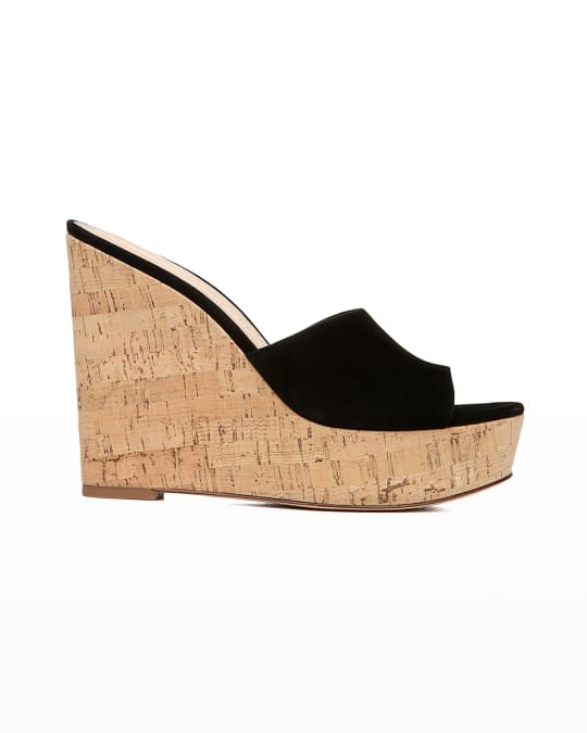 Veronica beard dali platform wedge sandal clearance