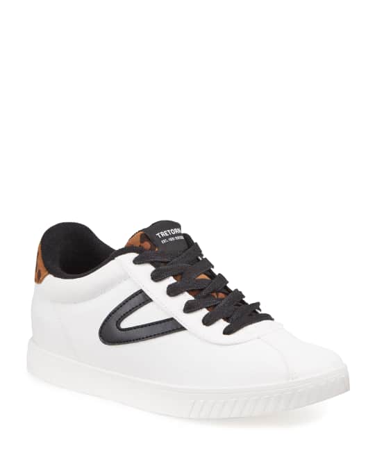 Tretorn Callie Leopard Print Low Top Sneakers Neiman Marcus