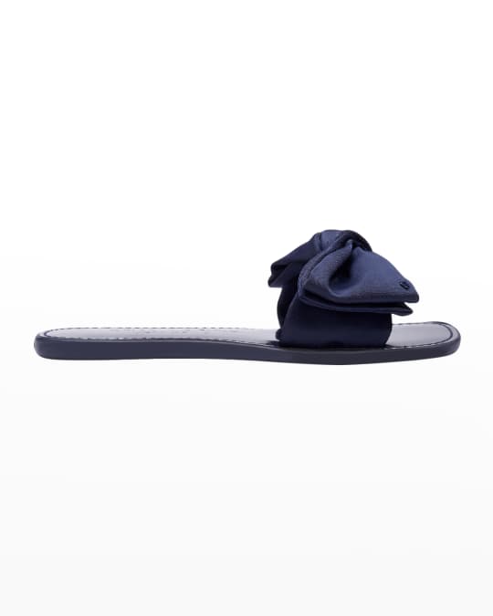 Bikini bow shop slide sandals