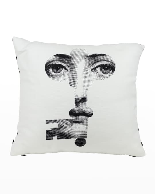 Fornasetti Cushion Chiave Face In Key | Neiman Marcus