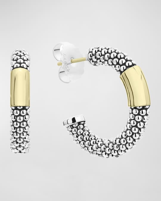 LAGOS High Bar Hoop Earrings 27mm Neiman Marcus