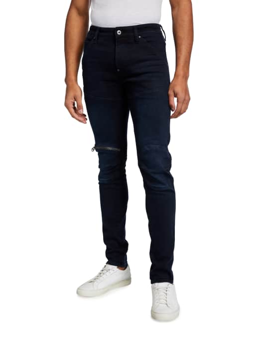 G-Star RAW Men's 5620 Slim-fit Paint-splatter Jeans in Blue for