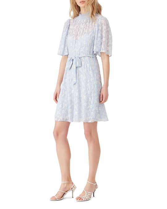 royal blue lace top dress Royal Blue Lace Halter Top & Skirt Two-Piece Set