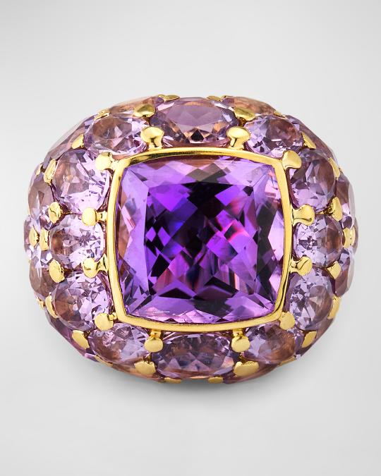 NM Estate Estate 18K Amethyst Statement Ring, Size 7 | Neiman Marcus