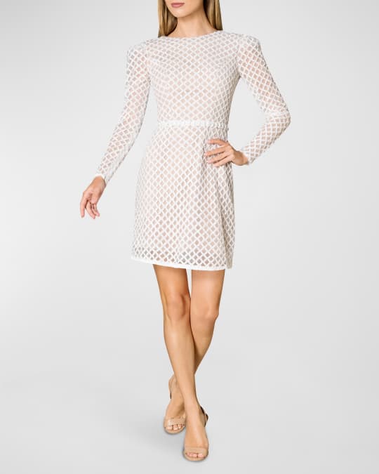 Dress the population top alexa lace sheath