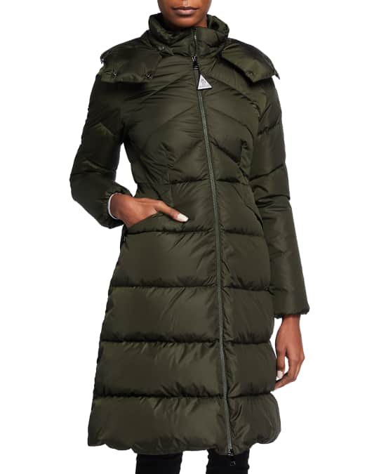 Moncler Agot Long Jacket Neiman Marcus