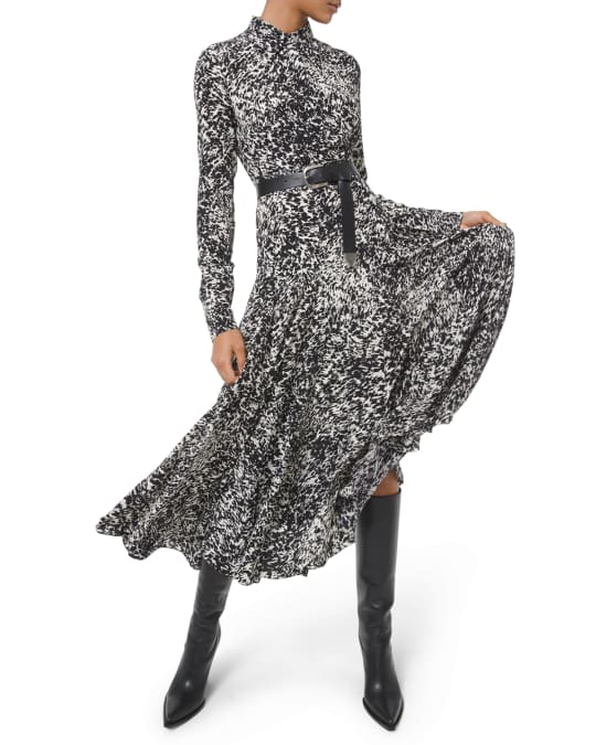 Michael kors deals silk dress