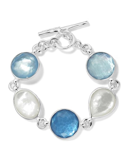 Ippolita Wonderland 5-Stone Flexible Bracelet in Sterling Silver with ...