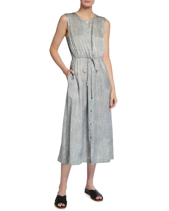 Eileen fisher drawstring dress 2025