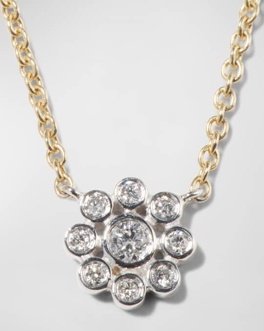 Sydney Evan | Shop Sydney Evan 14K Gold & Diamond Large Initial Charm Necklace D / Charm Only