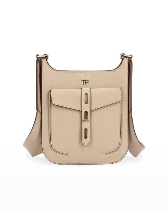 TOM FORD T Twist Small Rialto Leather Crossbody Bag | Neiman Marcus