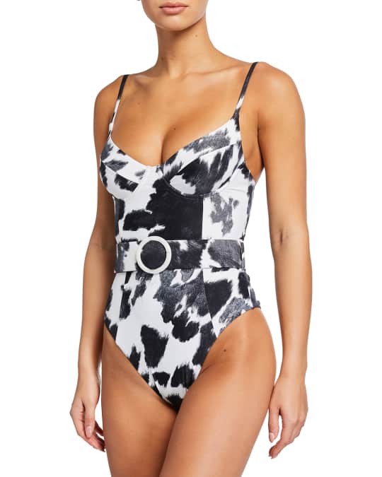 Danielle Belted One Piece Swimsuit