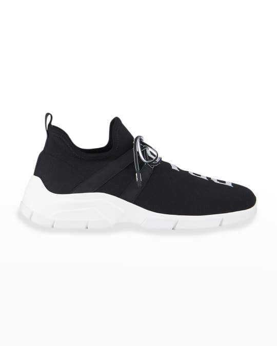 Prada logo knit sneakers sales