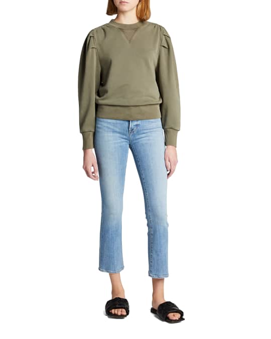 Frame shirred best sale sweatshirt