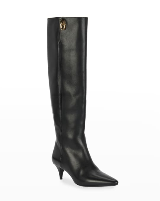 TOM FORD Kitten Heel Knee Boots Neiman Marcus