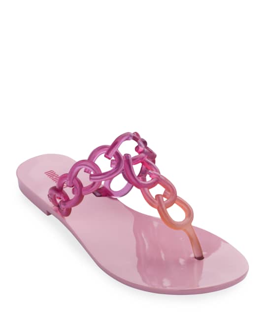 Melissa Big Chain Ombre Thong Sandals | Neiman Marcus