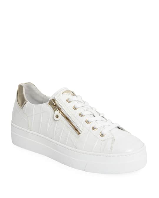 nerogiardini zipper platform sneakers