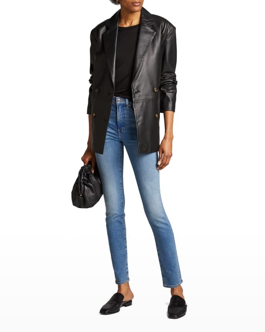 Veronica beard kate leather pants on sale