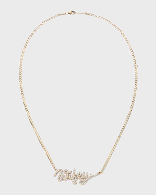 Gold wifey necklace clearance