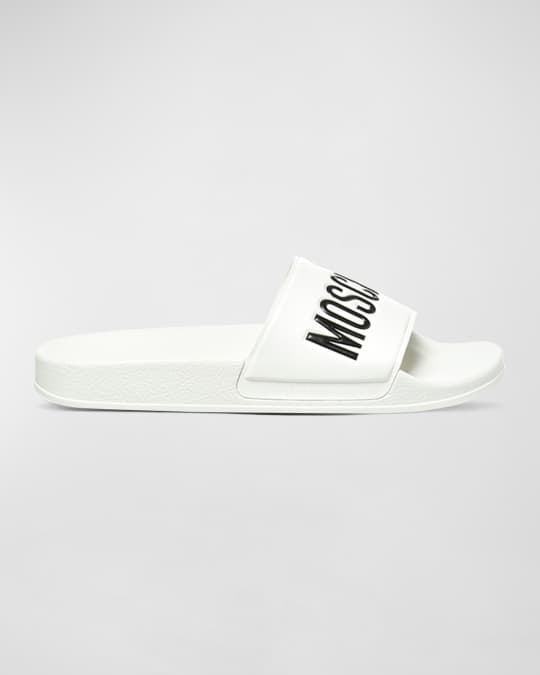 Moschino pool slide sandals discount