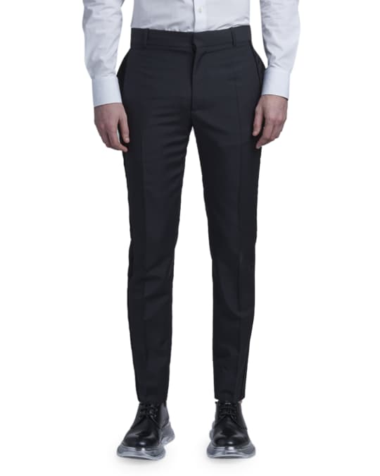 Side stripe formal pants hotsell
