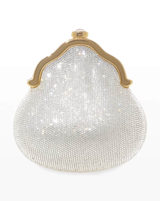Judith Leiber Couture Chatelaine Shimmering Crystal Pouch Clutch Bag ...