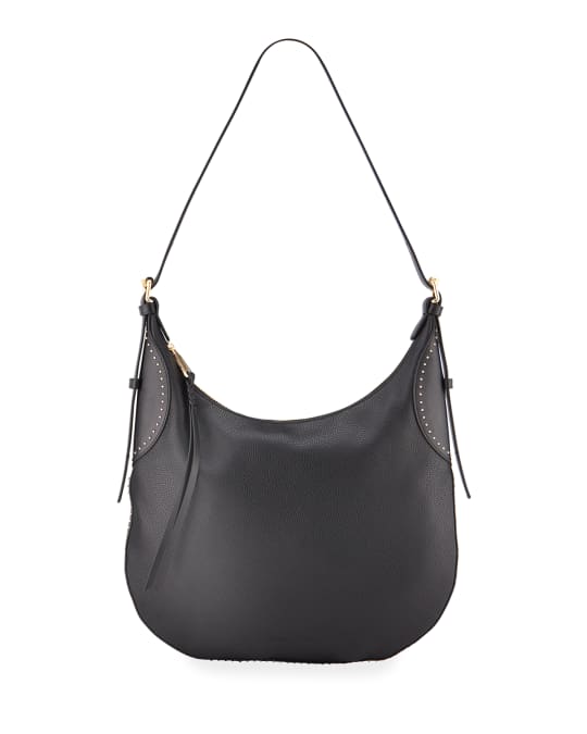 rebecca minkoff pippa studded leather hobo bag