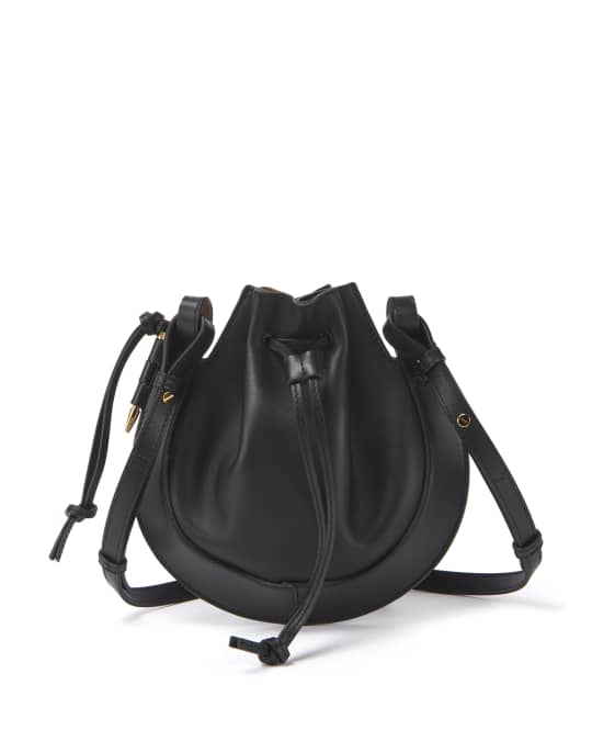 Loewe Small Horseshoe Saddle Bag in Black