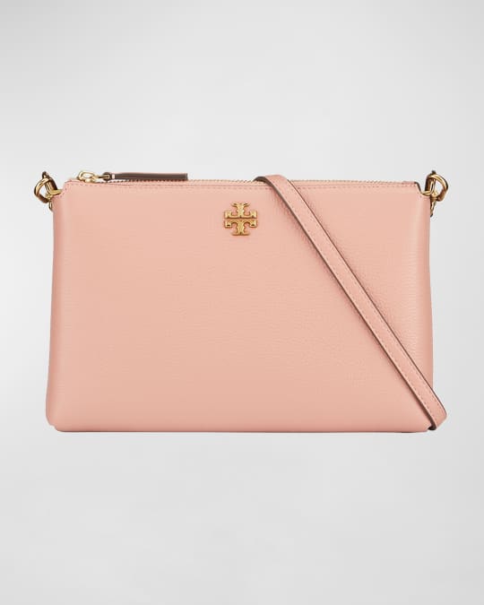 Tory Burch Kira Pebbled Leather TopZip Crossbody Bag Neiman Marcus