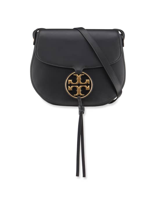 Tory burch miller clearance leather crossbody saddle bag