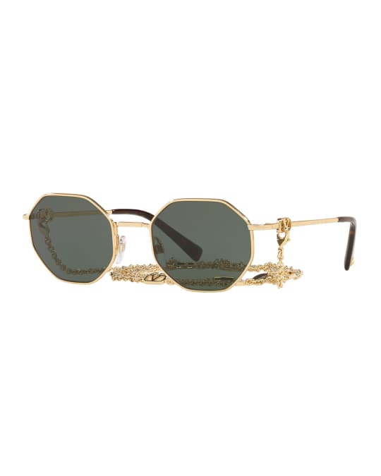 Valentino metal sunglasses cheap