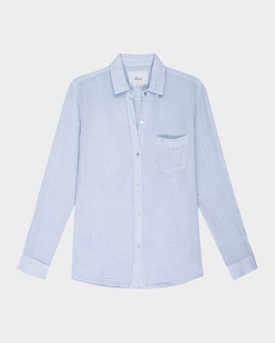 Rails Ellis Gauze Cotton Button Down Shirt Neiman Marcus