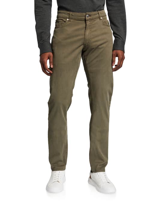 Peter Millar Men's Wayfare 5-Pocket Trousers | Neiman Marcus