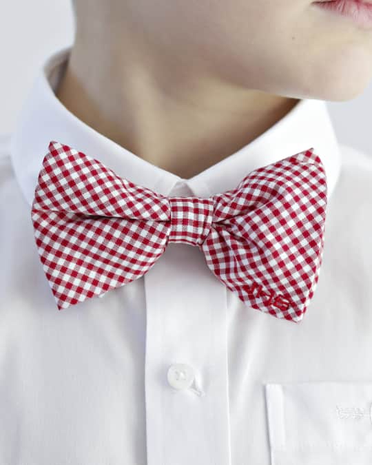 Boys' Clip-On Bow Tie - Monogram Option