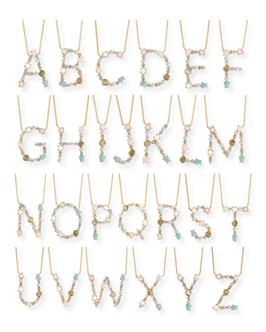 Opal Monogram Necklace