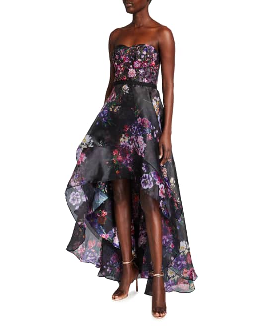Marchesa notte high low store
