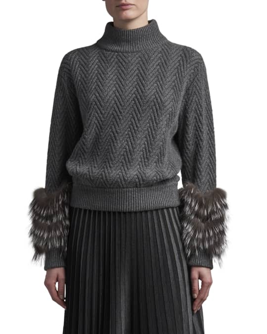 Neiman marcus cashmere turtleneck clearance