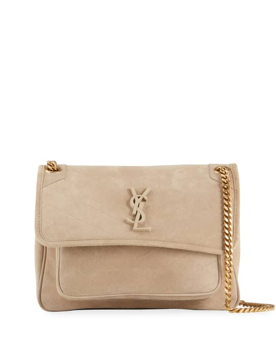 Saint Laurent Niki Medium Flap YSL Shoulder Bag in Quilted