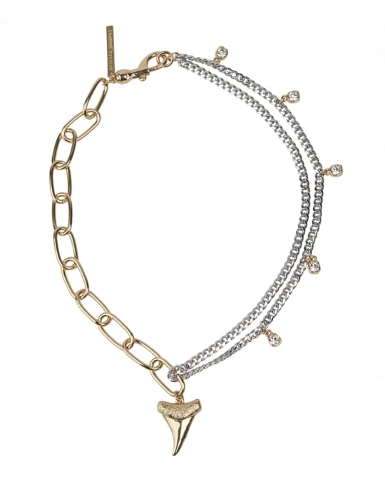 Rebecca Minkoff Shark Tooth Multi Chain Necklace Neiman Marcus