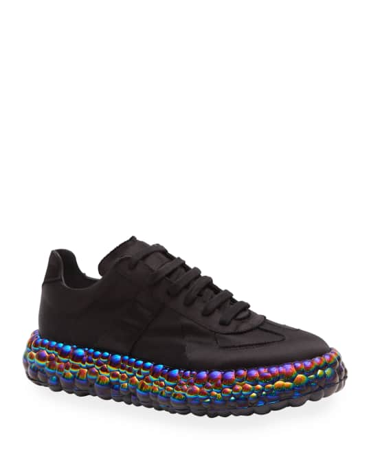 Maison Margiela Men's Replica Satin Iridescent Bubble-Sole Sneakers ...