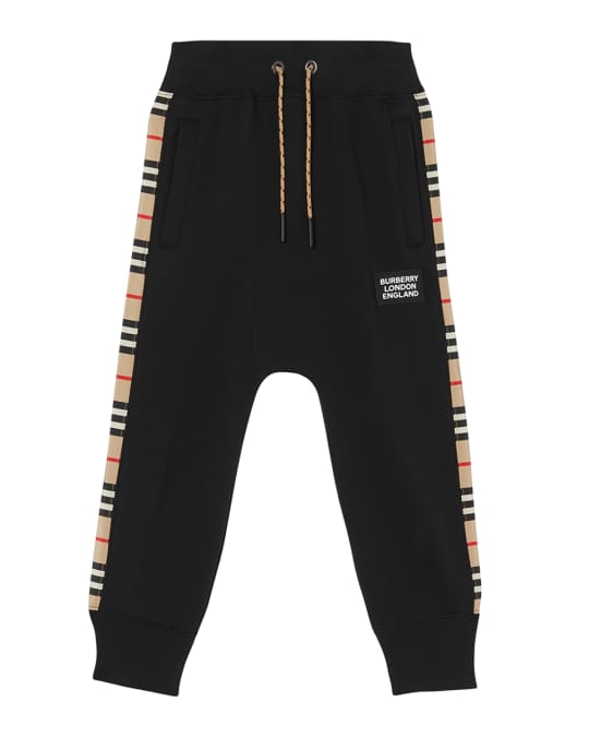 Burberry pants kids black clearance