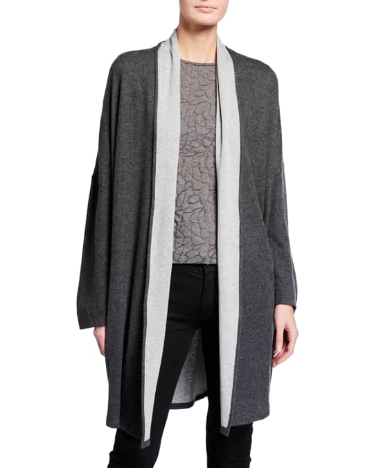 Majestic Filatures Double-Face Cotton-Cashmere Relaxed Cardigan ...