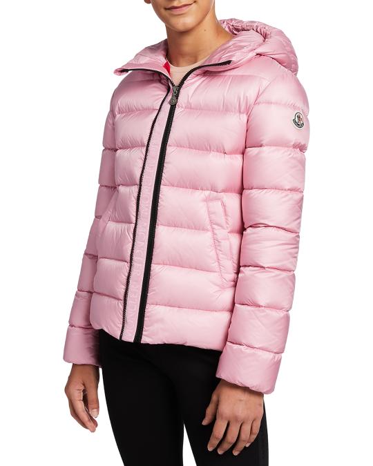 Moncler Althia Hooded Quilted Puffer Jacket, Size 8-14 | Neiman Marcus