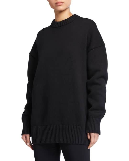 Oversize crewneck sweater clearance